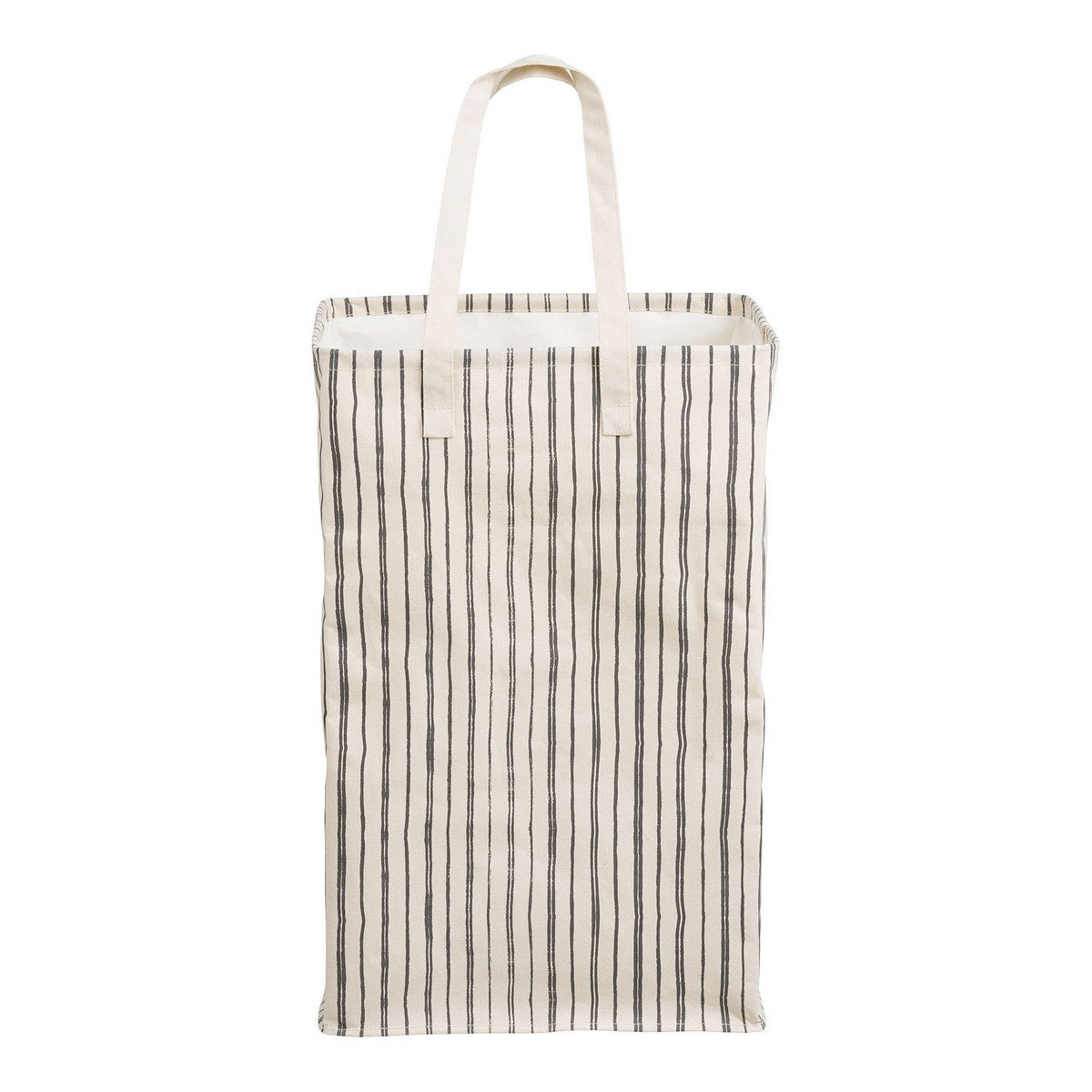 Portabiancheria Argor, Bianco, Cotone, 38x28x58 cm, Seven Design