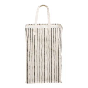 Portabiancheria Argor, Bianco, Cotone, 38x28x58 cm, Seven Design