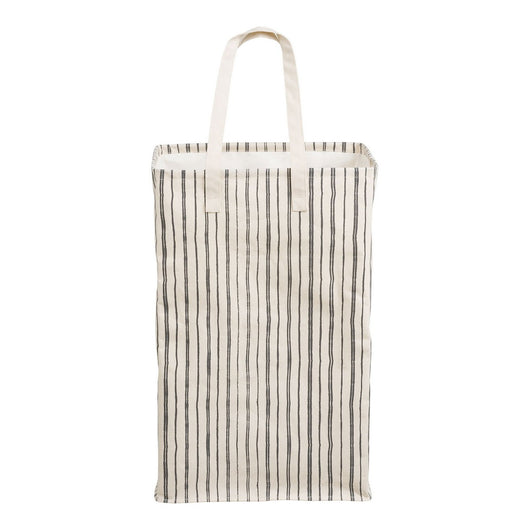 Portabiancheria Argor, Bianco, Cotone, 38x28x58 cm, Seven Design