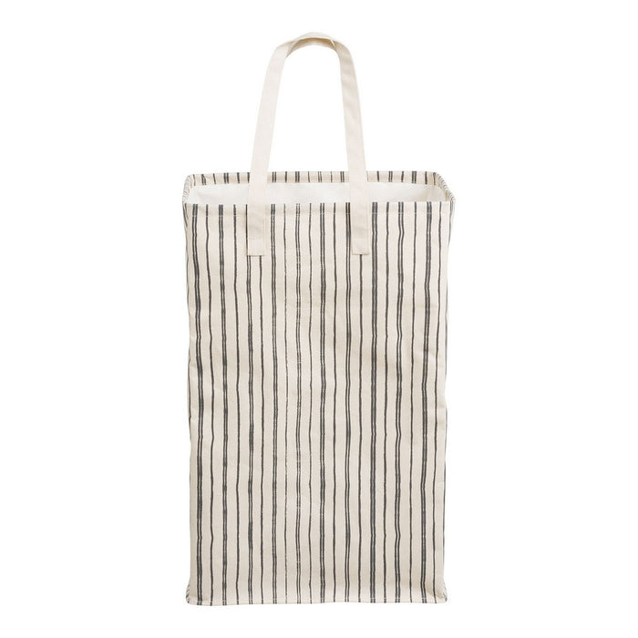 Portabiancheria Argor, Bianco, Cotone, 38x28x58 cm, Seven Design