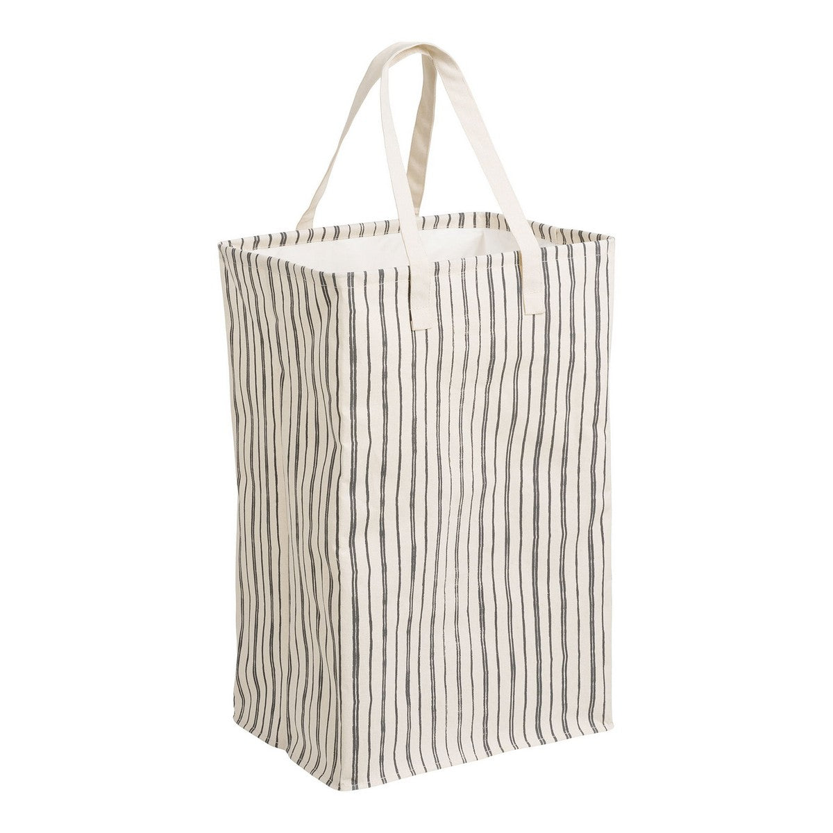 Portabiancheria Argor, Bianco, Cotone, 38x28x58 cm, Seven Design