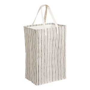 Portabiancheria Argor, Bianco, Cotone, 38x28x58 cm, Seven Design