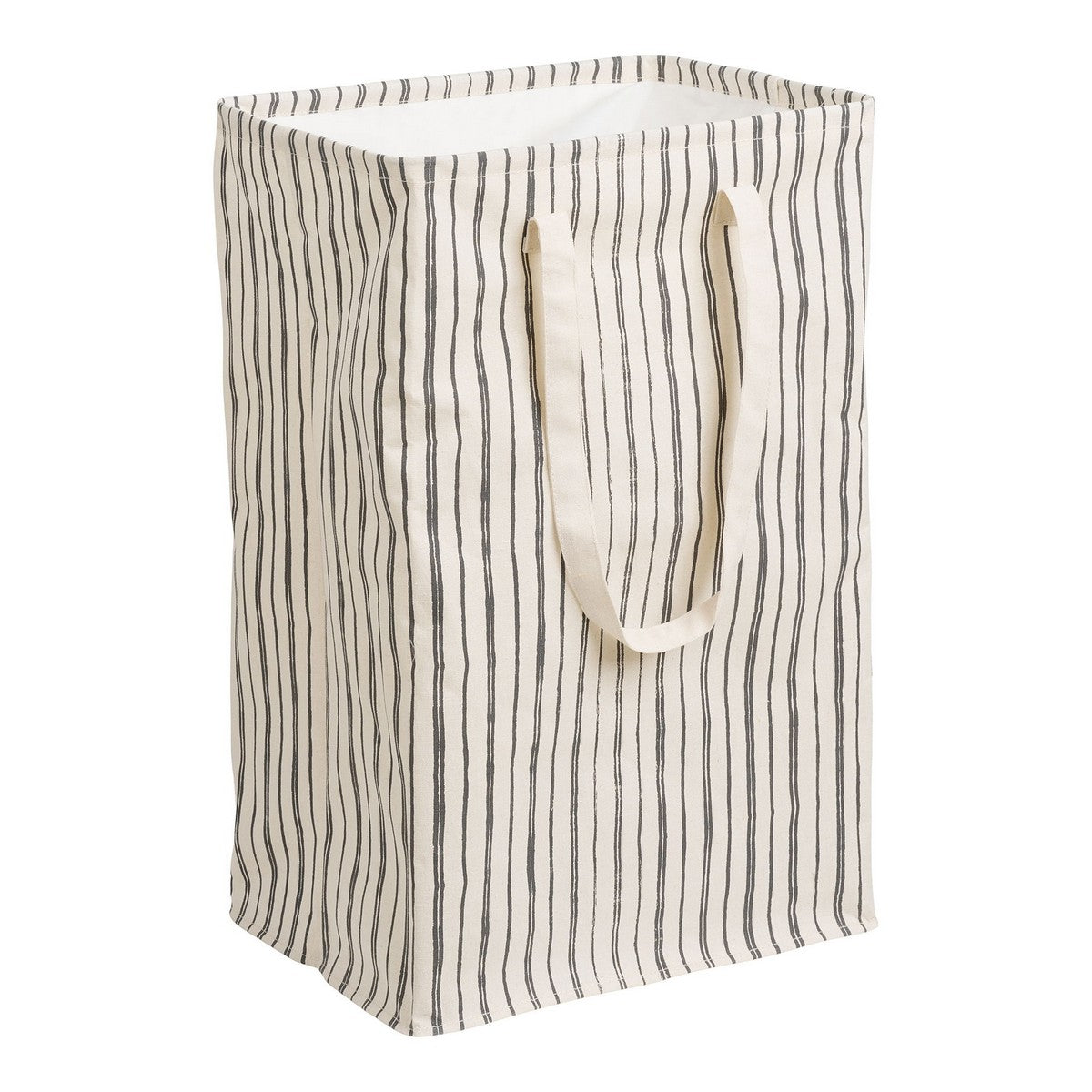 Portabiancheria Argor, Bianco, Cotone, 38x28x58 cm, Seven Design