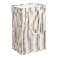 Portabiancheria Argor, Bianco, Cotone, 38x28x58 cm, Seven Design