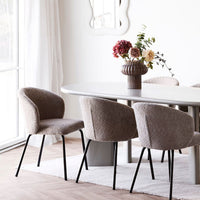 Vaso Decorativo HN4, Marrone, Vetro, 27x27x27 cm, Seven Design