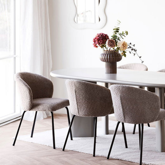 Vaso Decorativo HN4, Marrone, Vetro, 27x27x27 cm, Seven Design