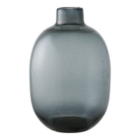 Vaso Decorativo HN5, Blu, Vetro, 23x23x35 cm, Seven Design