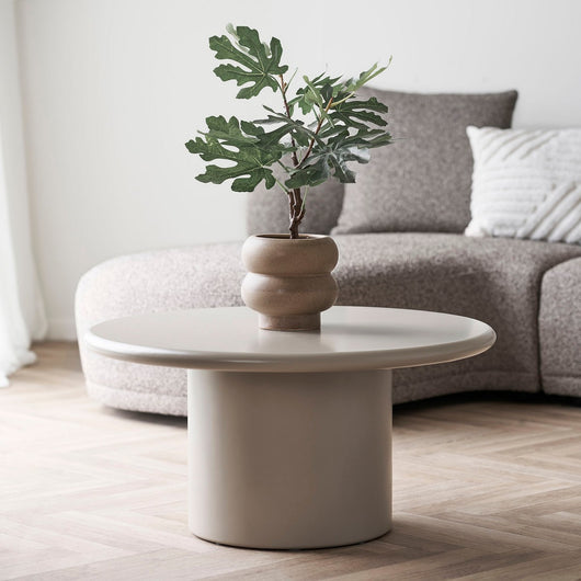 Vaso per Piante HN13, Marrone, Ceramica, 19x19x17,5 cm, Seven Design