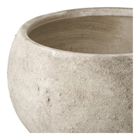 Vaso per Piante HN14, Beige, Ceramica, 26x26x19,5 cm, Seven Design