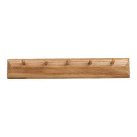 Appendiabiti da Parete Barco, Marrone, Legno, 50x15x8,5 cm, Seven Design
