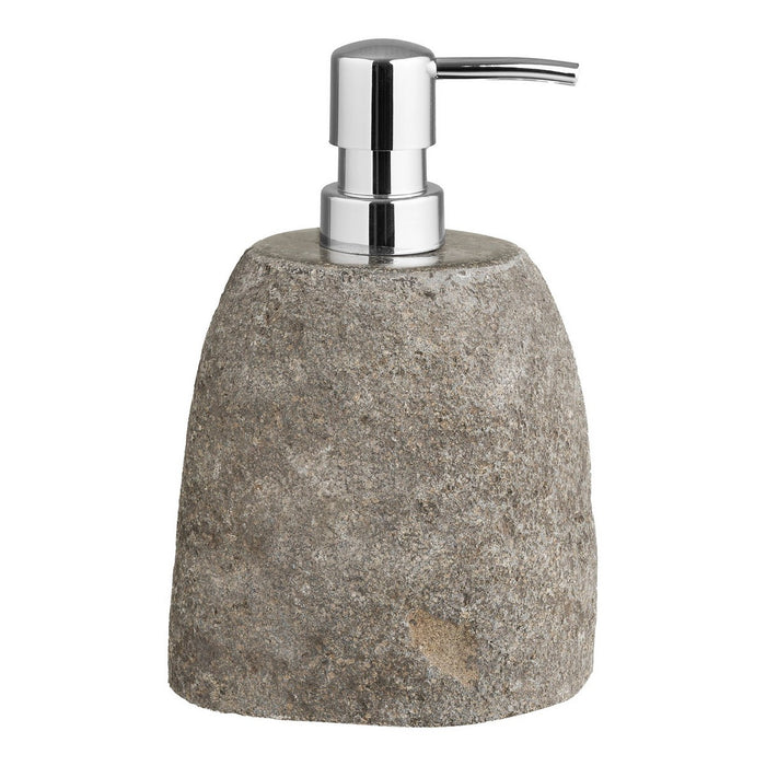 Dispenser per Sapone Gara, Grigio, Pietra, 11x8x18 cm, Seven Design