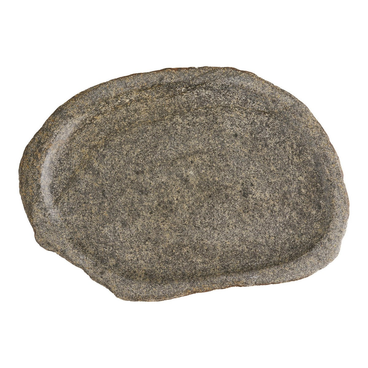 Vassoio per Bagno Gara, Grigio, Pietra, 30x25x3 cm, Seven Design