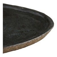 Vassoio per Bagno Gara, Grigio, Pietra, 30x25x3 cm, Seven Design