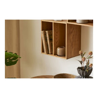 Portacandela HN23, Marrone, Vetro, 8x8x7,5 cm, Seven Design