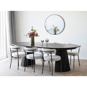 Portacandela HN27, Nero, Metallo, 11x11x18 cm, Seven Design