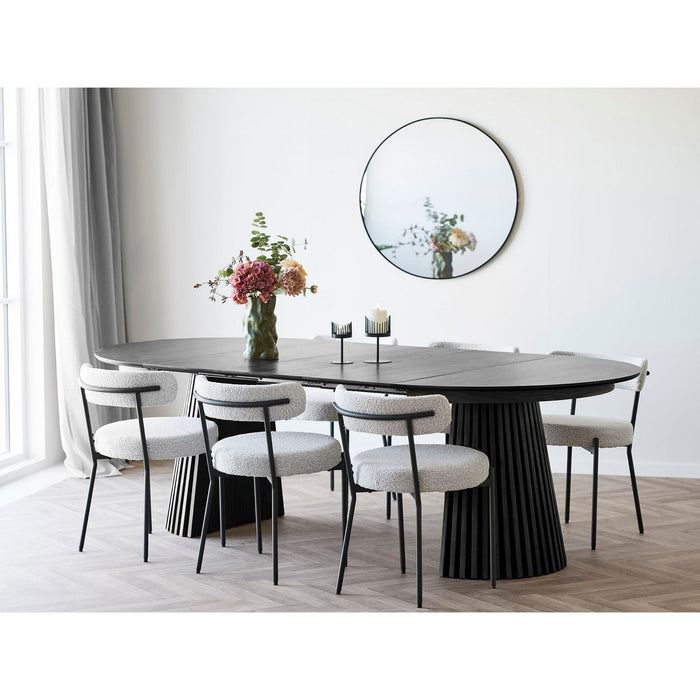 Portacandela HN27, Nero, Metallo, 11x11x18 cm, Seven Design