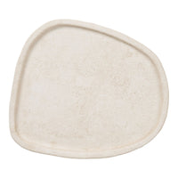 Vassoio HN29, Bianco, Cemento, 35x30x2,5 cm, Seven Design