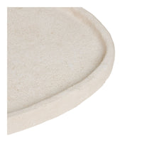 Vassoio HN29, Bianco, Cemento, 35x30x2,5 cm, Seven Design