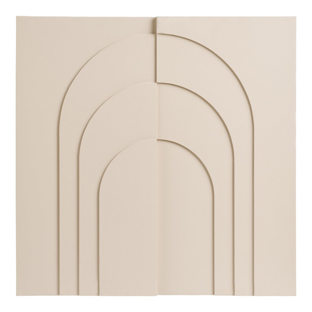 Pannello Decorativo Ina, Beige, MDF, 60x2x60 cm, Seven Design