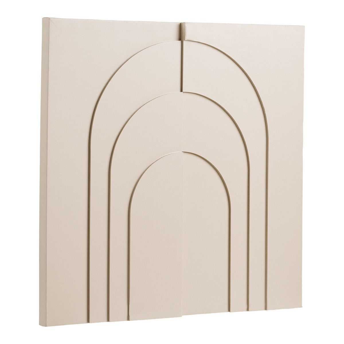 Pannello Decorativo Ina, Beige, MDF, 60x2x60 cm, Seven Design