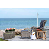 Lanterna Bristol, Bianco, Plastica, 25x25x37,5 cm, Seven Design