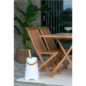 Lanterna Bristol, Bianco, Plastica, 25x25x37,5 cm, Seven Design