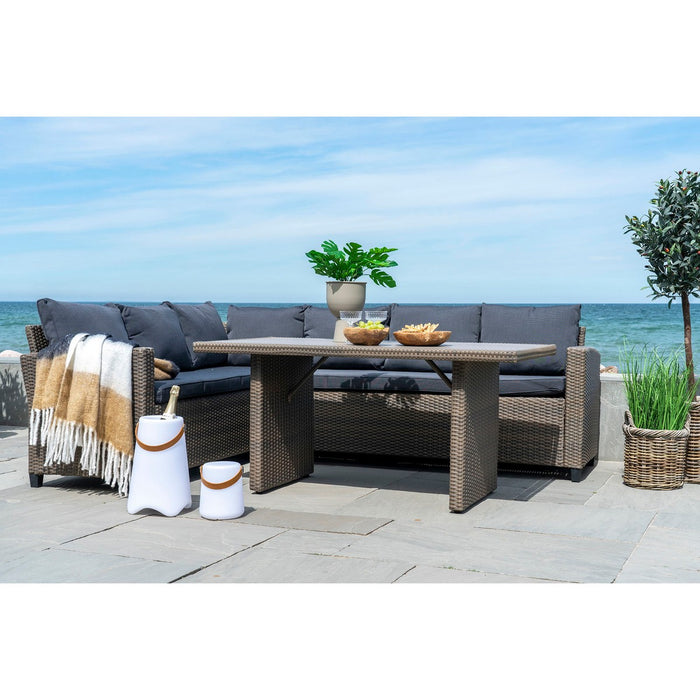 Lanterna Bristol, Bianco, Plastica, 25x25x37,5 cm, Seven Design