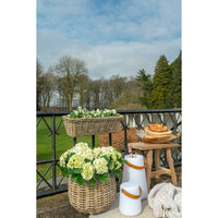 Lanterna Bristol, Bianco, Plastica, 25x25x37,5 cm, Seven Design