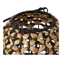 Lanterna Pinto, Marrone, Rattan Sintetico, 24x24x28,5 cm, Seven Design