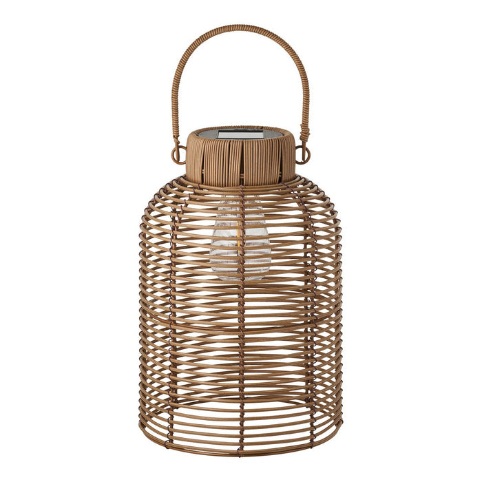 Lanterna Brentford, Marrone, Rattan Sintetico, 20x20x30,5 cm, Seven Design