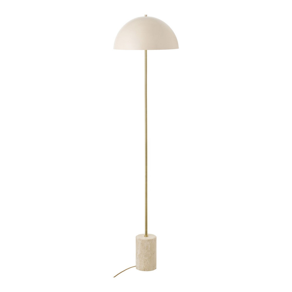 Lampada da Terra Sheffield, Beige, Metallo, 40x40x155 cm, Seven Design
