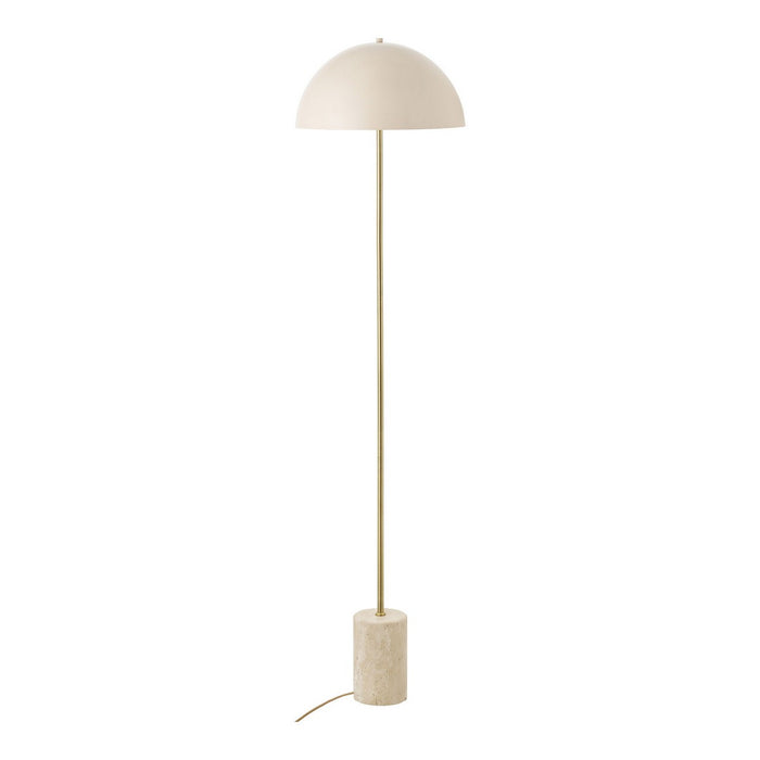 Lampada da Terra Sheffield, Beige, Metallo, 40x40x155 cm, Seven Design