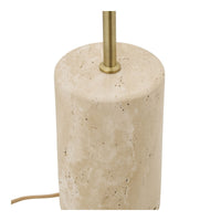 Lampada da Terra Sheffield, Beige, Metallo, 40x40x155 cm, Seven Design