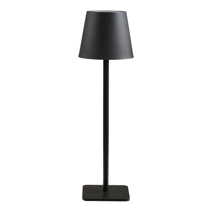 Lampada da Tavolo Bradford, Nero, Metallo, 10x10x37 cm, Seven Design