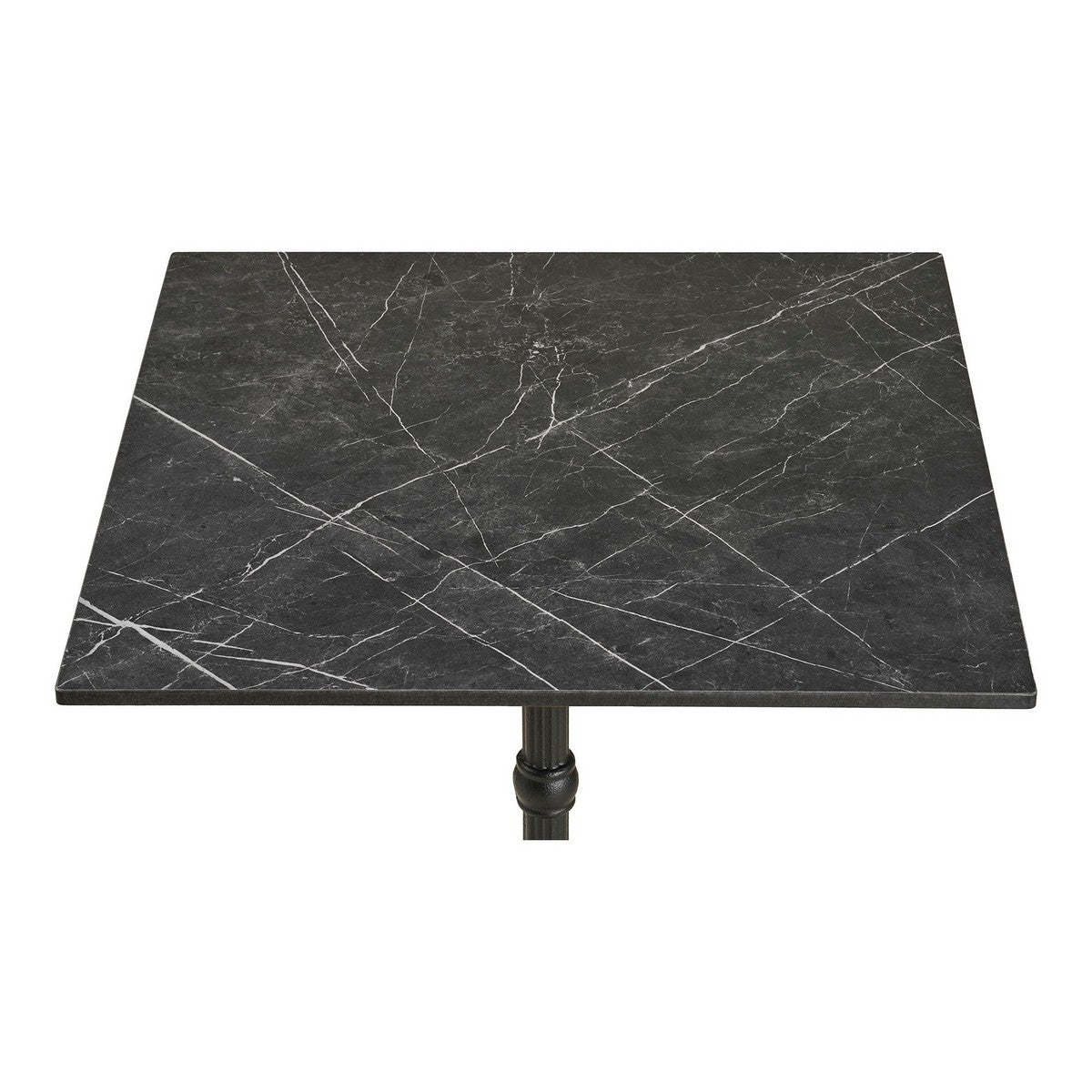 Tavolo Bistro 2, Nero, Metallo, 60x60x73 cm, Seven Design