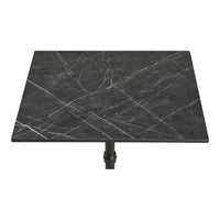Tavolo Bistro 2, Nero, Metallo, 60x60x73 cm, Seven Design