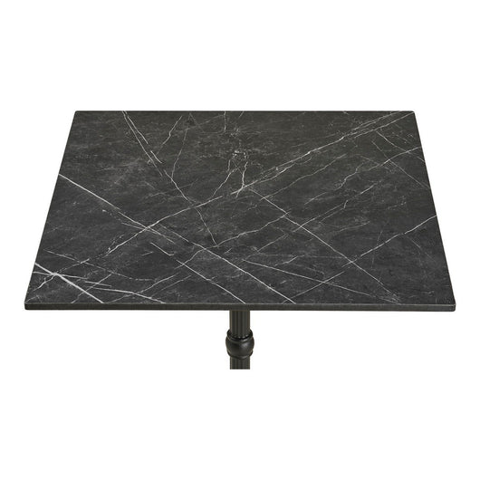 Tavolo Bistro 2, Nero, Metallo, 60x60x73 cm, Seven Design