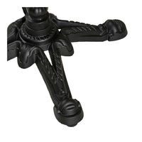 Tavolo Bistro 2, Nero, Metallo, 60x60x73 cm, Seven Design