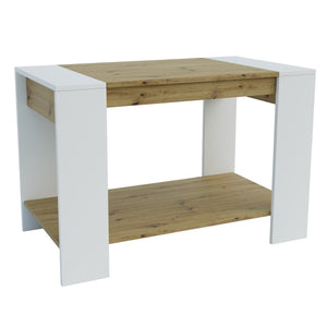 Tavolino Rio, Marrone, Truciolare Melaminico, 90x60x50 cm, Seven Design