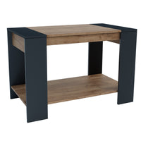 Tavolino Rio 1, Marrone, Truciolare Melaminico, 90x60x50 cm, Seven Design