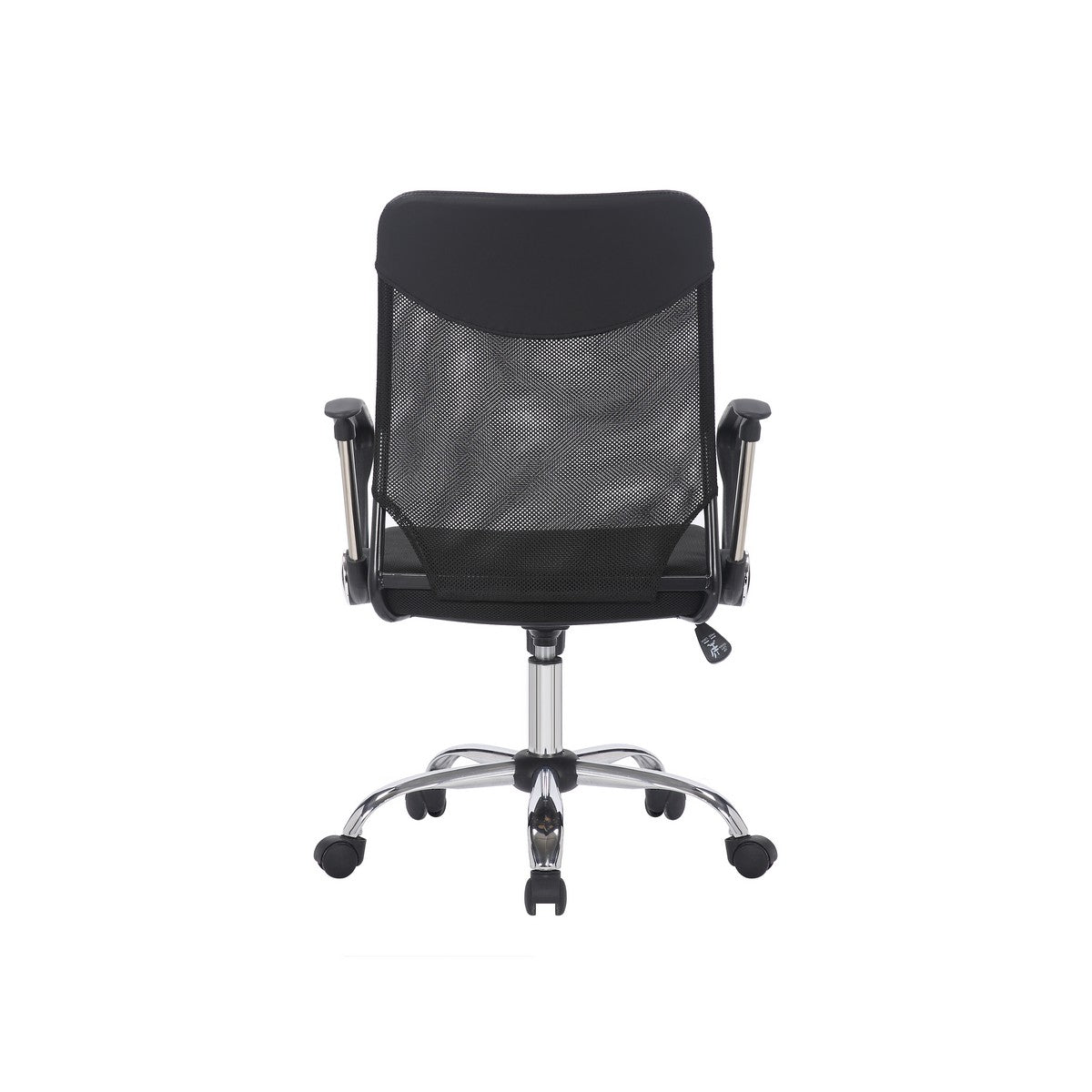 Sedia da Ufficio New Port, Nero, Rete, 62x59x104,5 cm, Seven Design