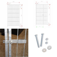 2 box per cani copertura e retro in legno zincatura a caldo ciascuno da 200x200xh180 cm