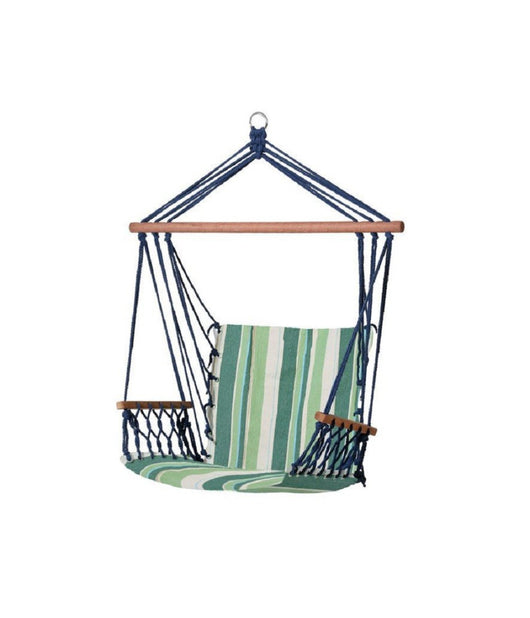 Amaca Sedia Sospesa Multicolore 100x50x3cm In Tessuto Campeggio Giardino 69607a         