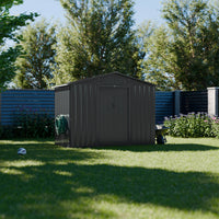 Riparo da giardino 2,71m² con kit di ancoraggio, antracite