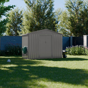 Riparo da giardino 2,71m² con kit di ancoraggio, beige