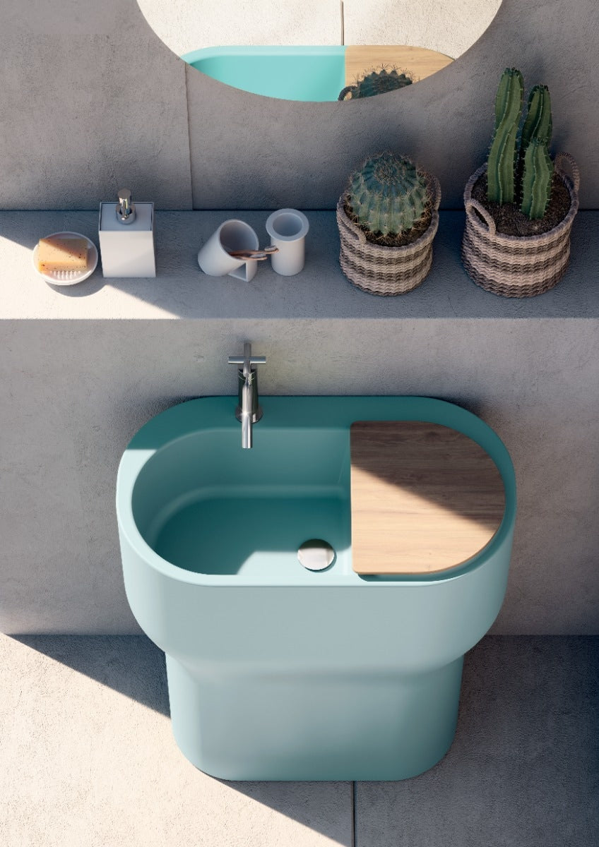 Lineabeta - Lavabo da interno/esterno Fòra grigio