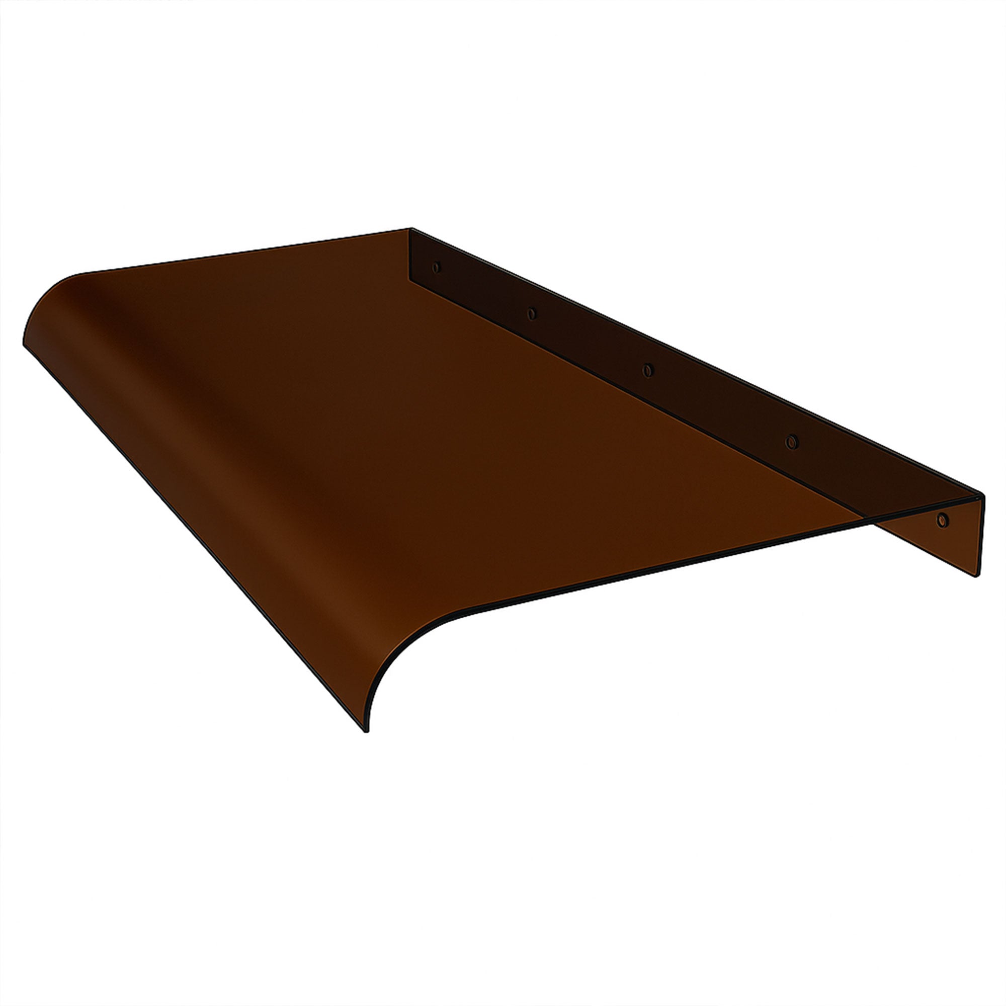 Ame - Set 3 Pensiline Tettoia da Esterno 153x35,5 cm in Policarbonato Fumè