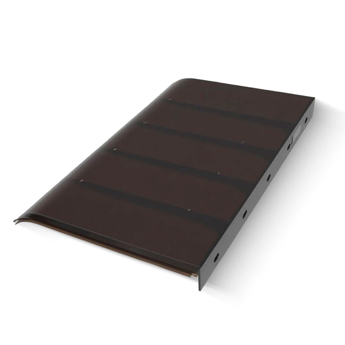 Ame - Set 3 Pensiline Tettoia da Esterno 153x35,5 cm in Policarbonato Fumè