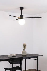 AMELIA BALL LED, Ventilatore con Luce, Faro Barcelona