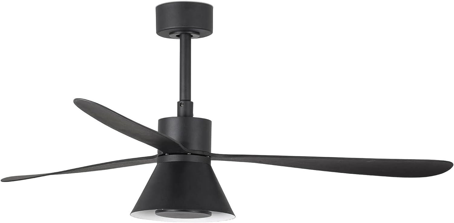 AMELIA CONE LED, Ventilatore con Luce, Faro Barcelona